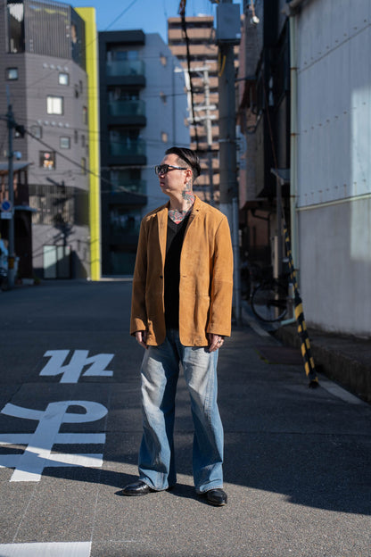 Suede Single Breasted Jacket