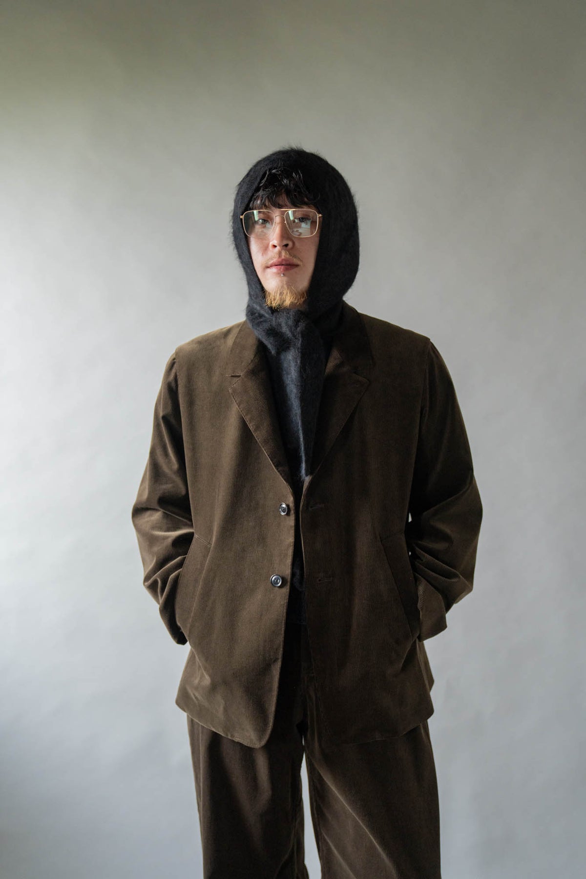 CASHMERE SHAGGY BALACLAVA(ST.1633)