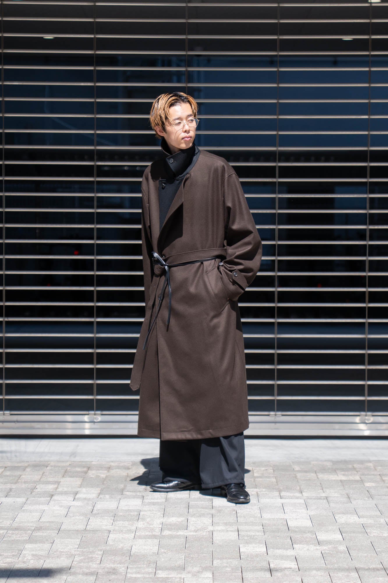 DOUBLE LAPELED DOUBLE BREASTED COAT(ST.1209)