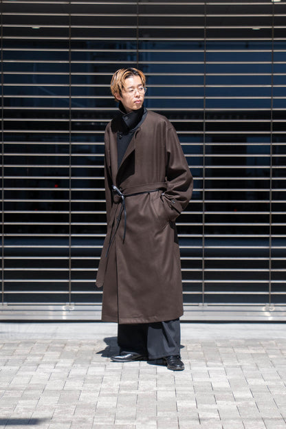 DOUBLE LAPELED DOUBLE BREASTED COAT(ST.1209)