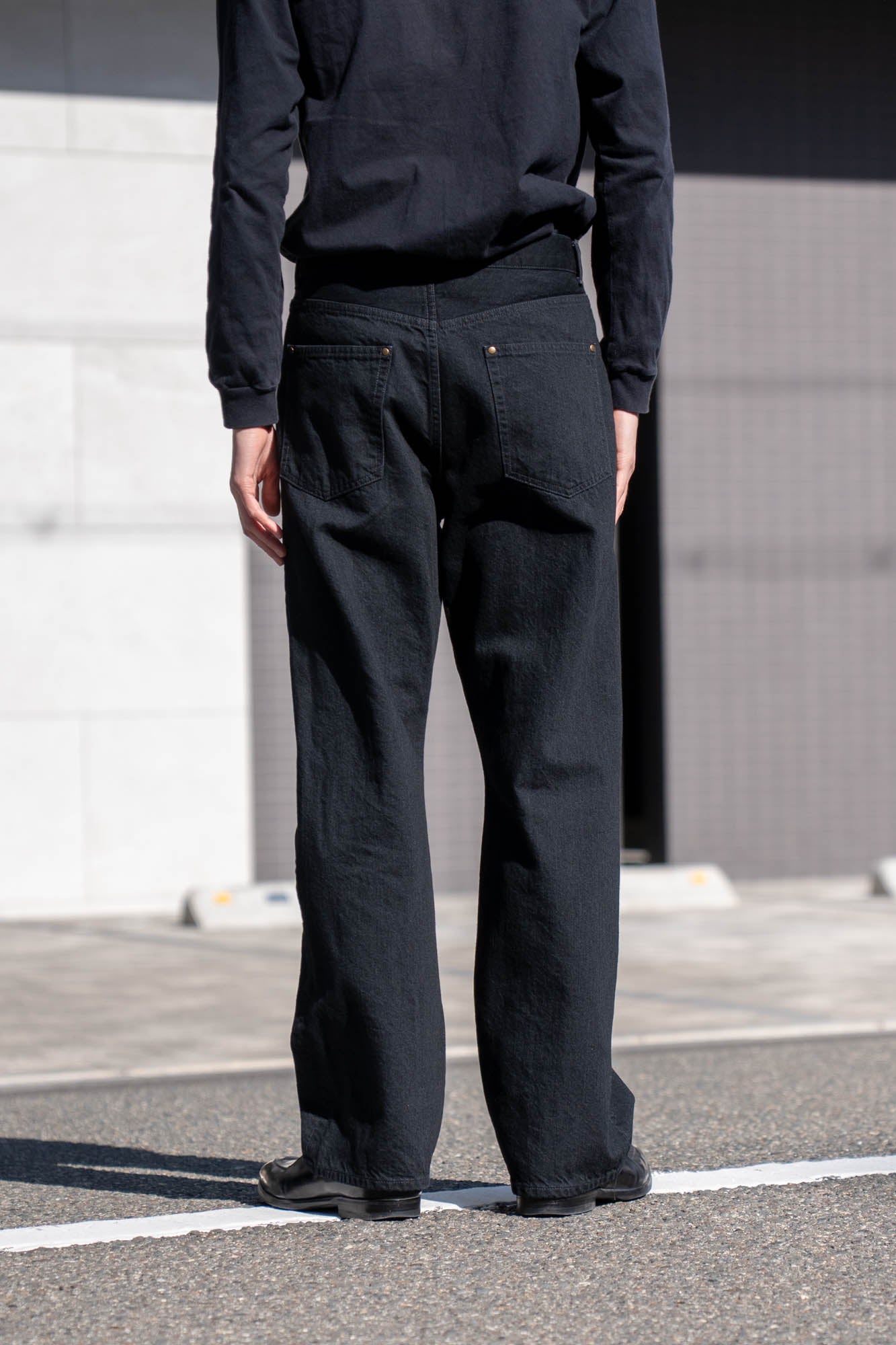 CO/HE PURE STRAIGHT DENIM