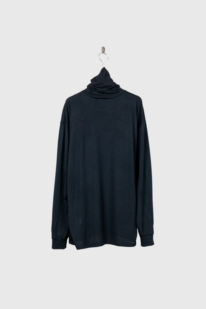 MERINO WOOL HIGH NECK L/S T-SHIRT