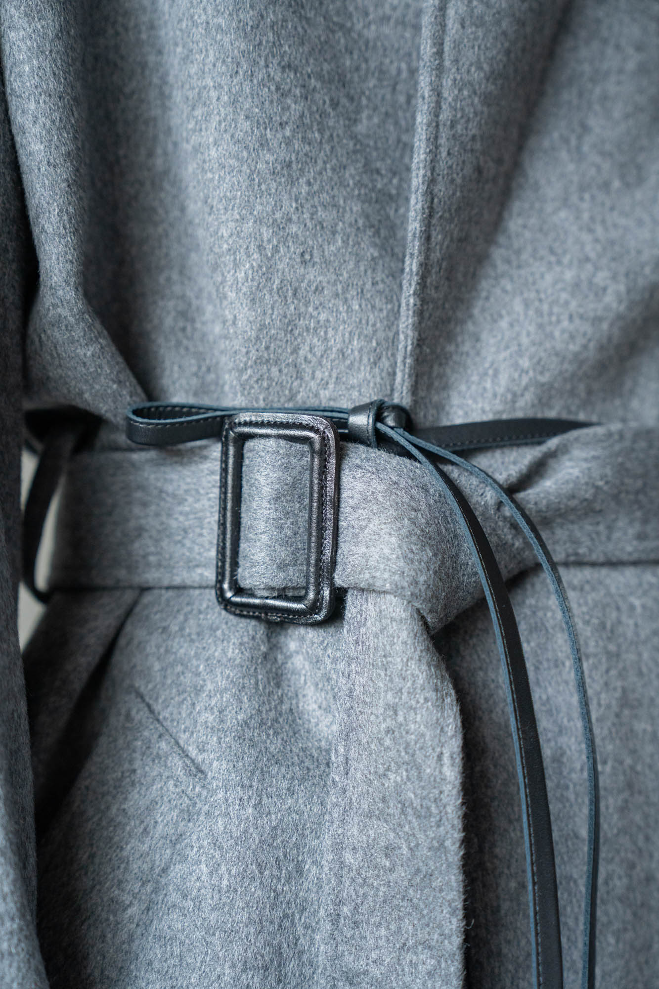 WOOL CASHMERE OVERSIZED PEAK LAPEL CHESTER COAT(ST.1533)
