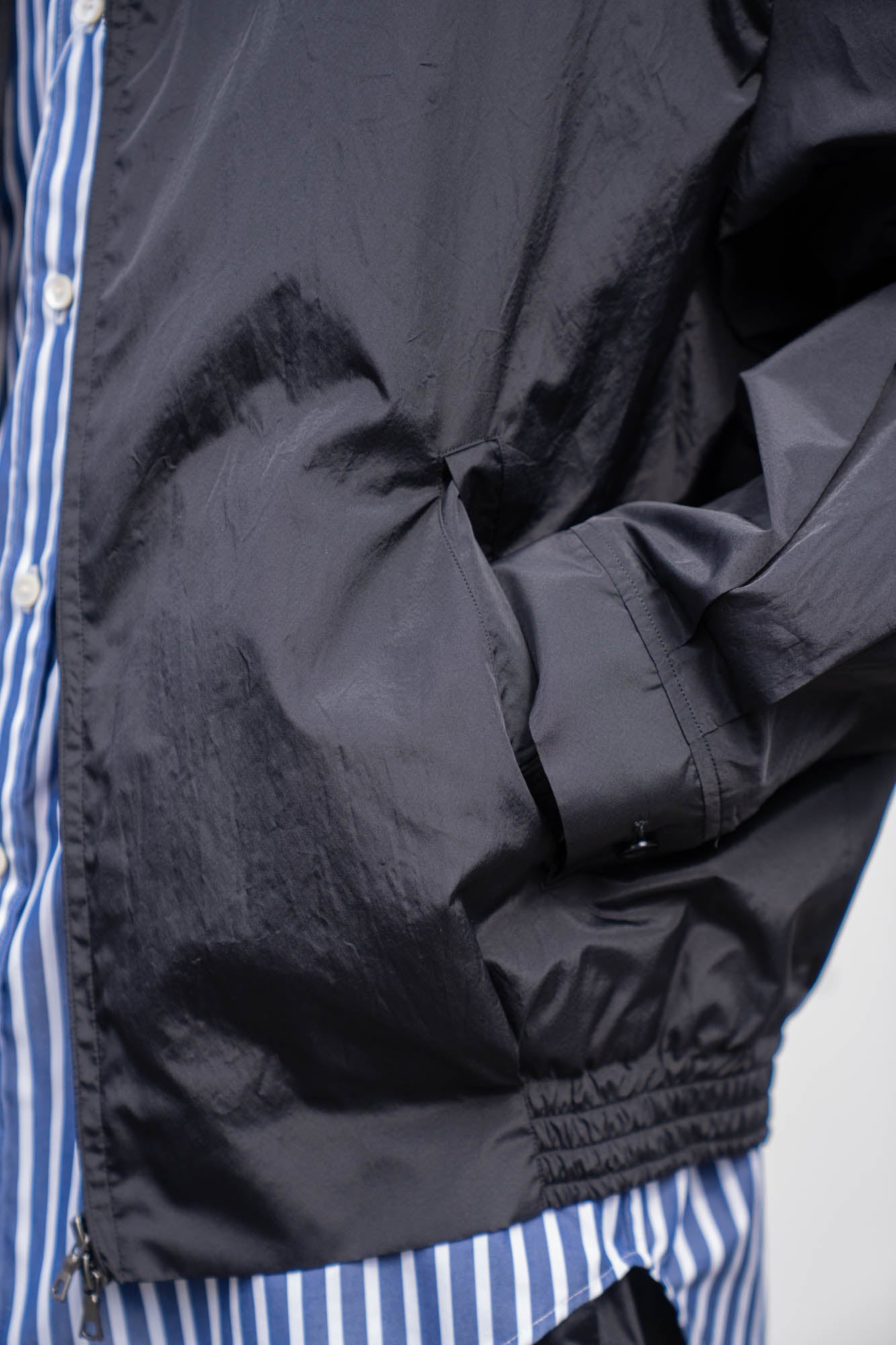 Poly-Silk Zip Jacket