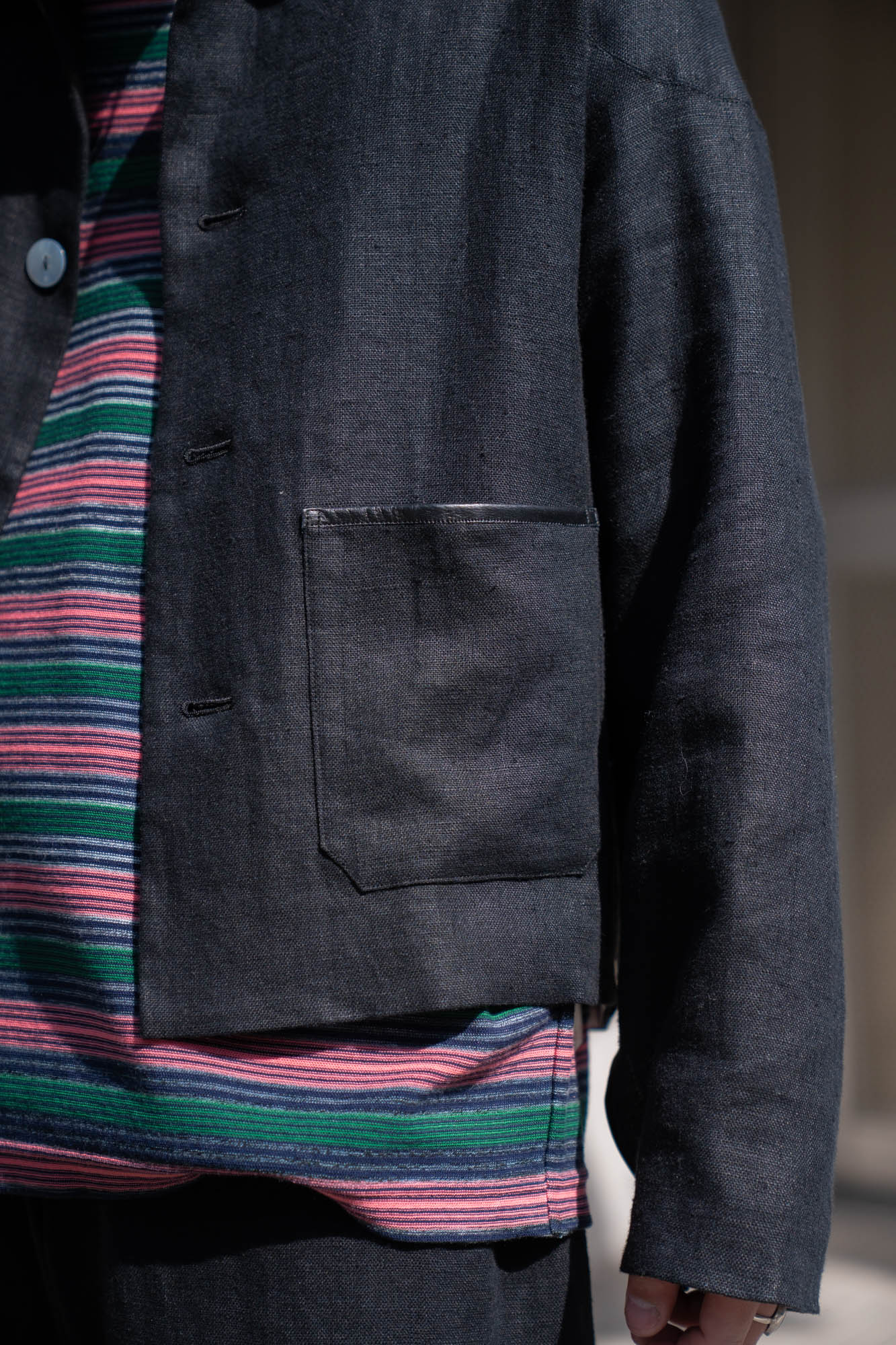 FLLOWER SAK LINEN JACKET