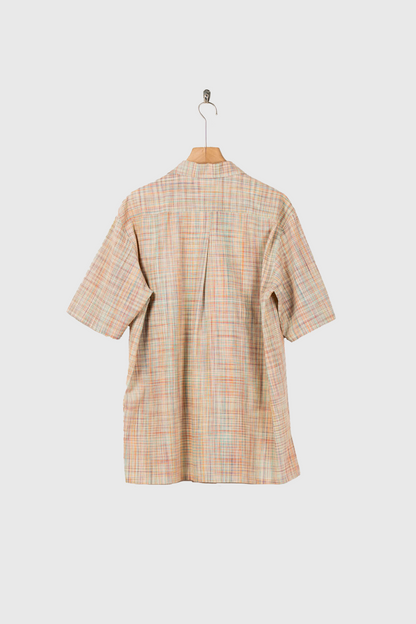 cotton ikat check shirt
