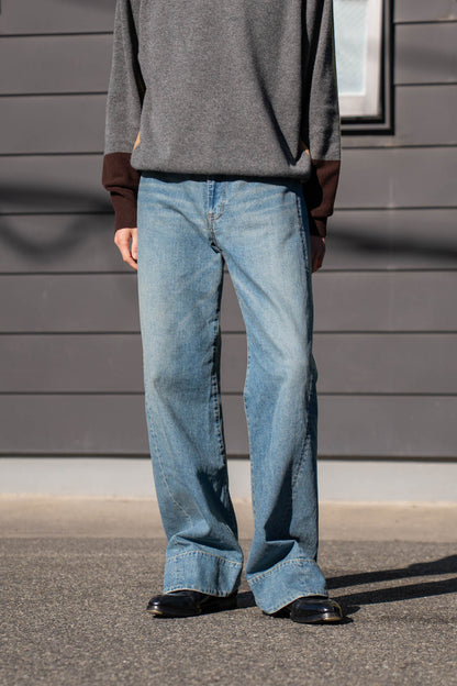 TWIST CUT DENIM JEANS(ST.1396)
