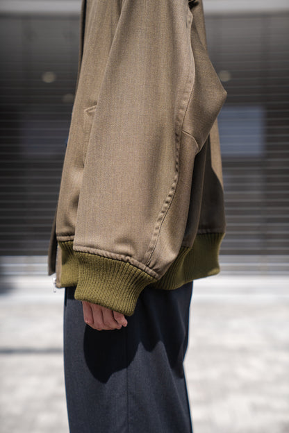 MA-1 BOMBER JACKET IN WOOL SERGE
