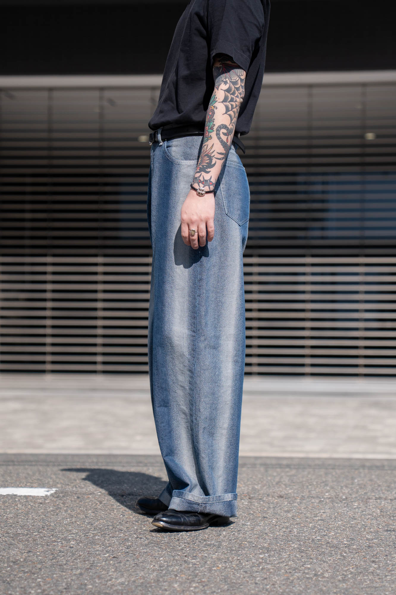 GRADATION DENIM PANTS (BAGGY)