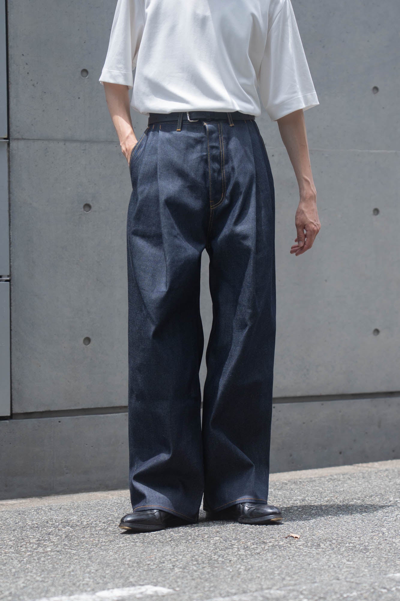 2TUCK WIDE DENIM PANTS -ENTASIS Mk-Ⅲ- | デニムパンツ SUBLATIONS
