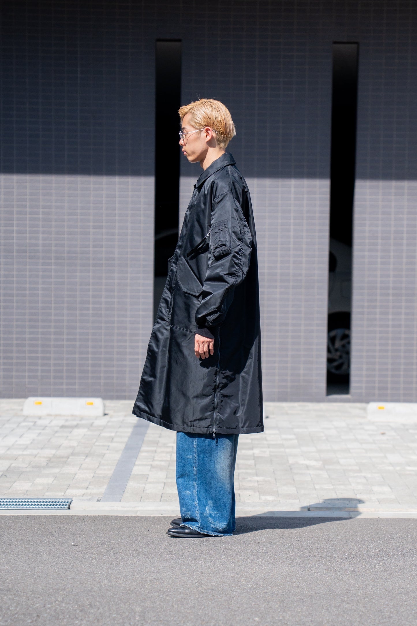 08sircus × TAION Down long MA-1 reversible