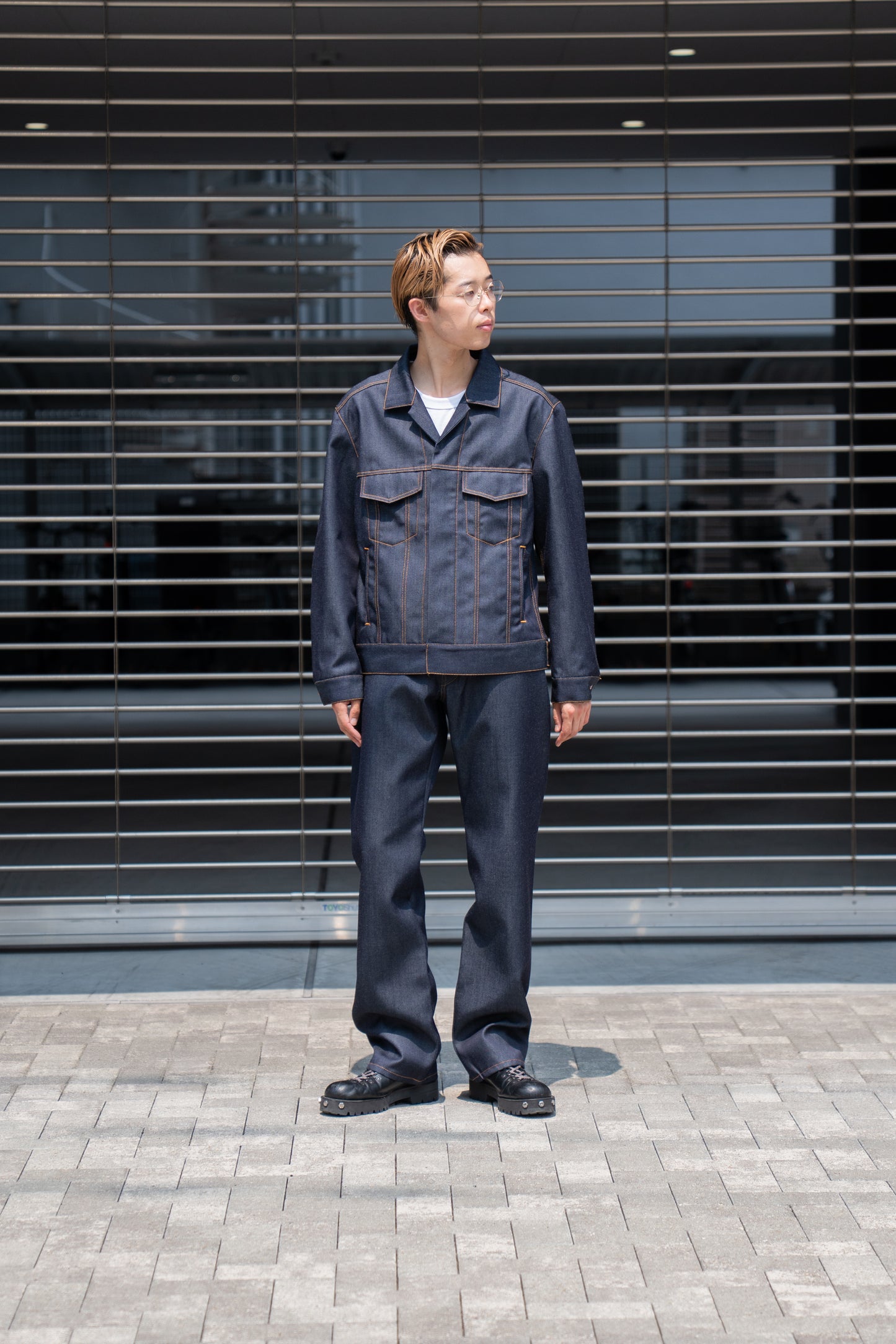 DENIM PANT IN WOOL DENIM