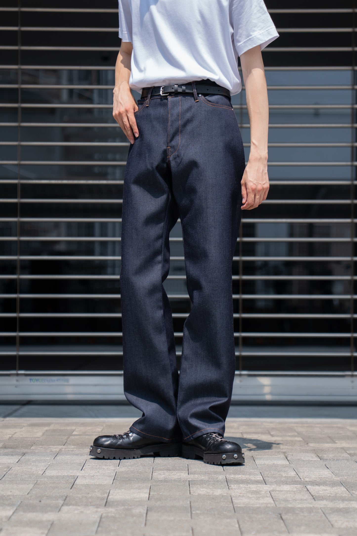 DENIM PANT IN WOOL DENIM