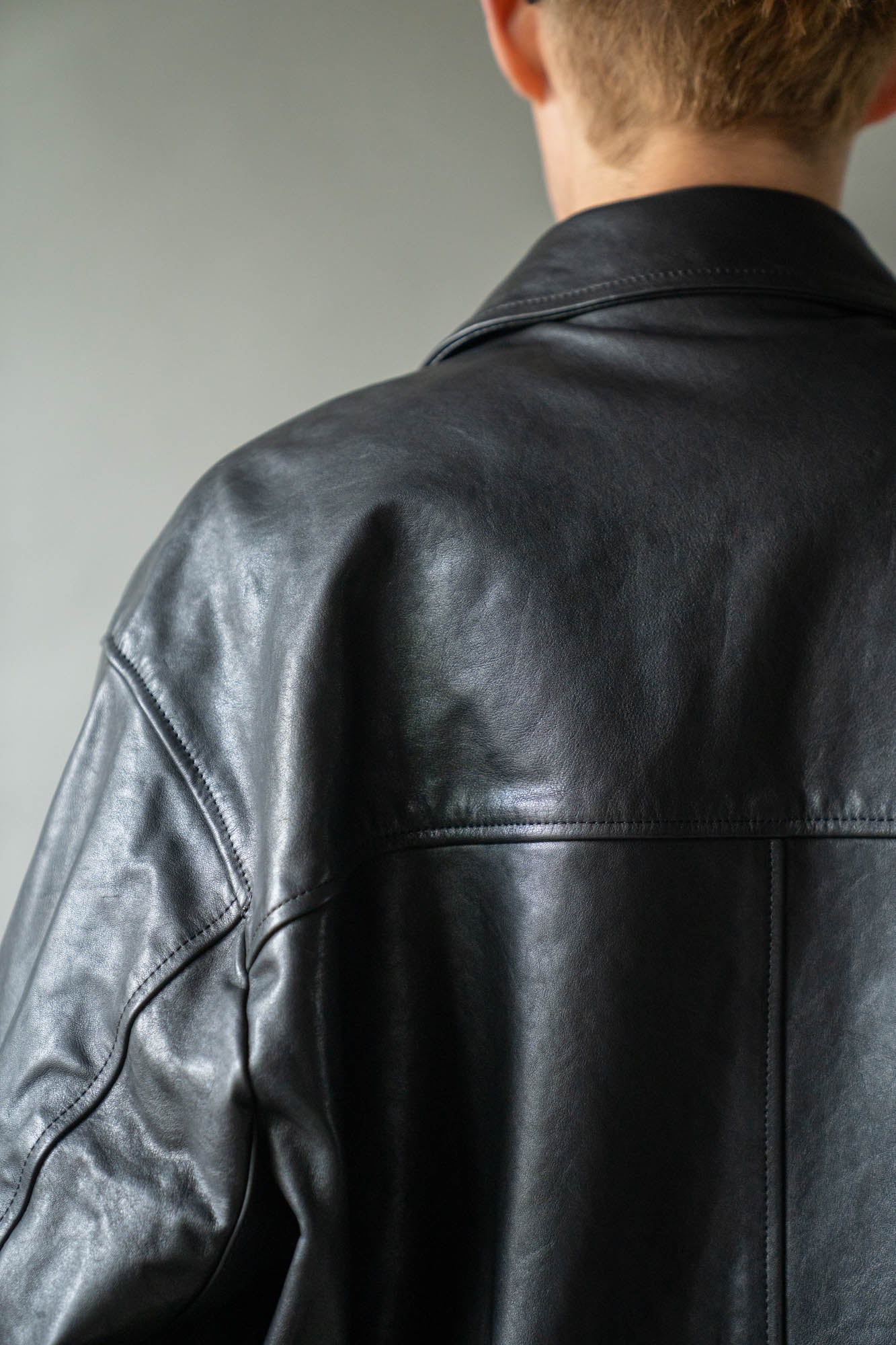 CALF ZIP SHORT JACKET(ST.1550)