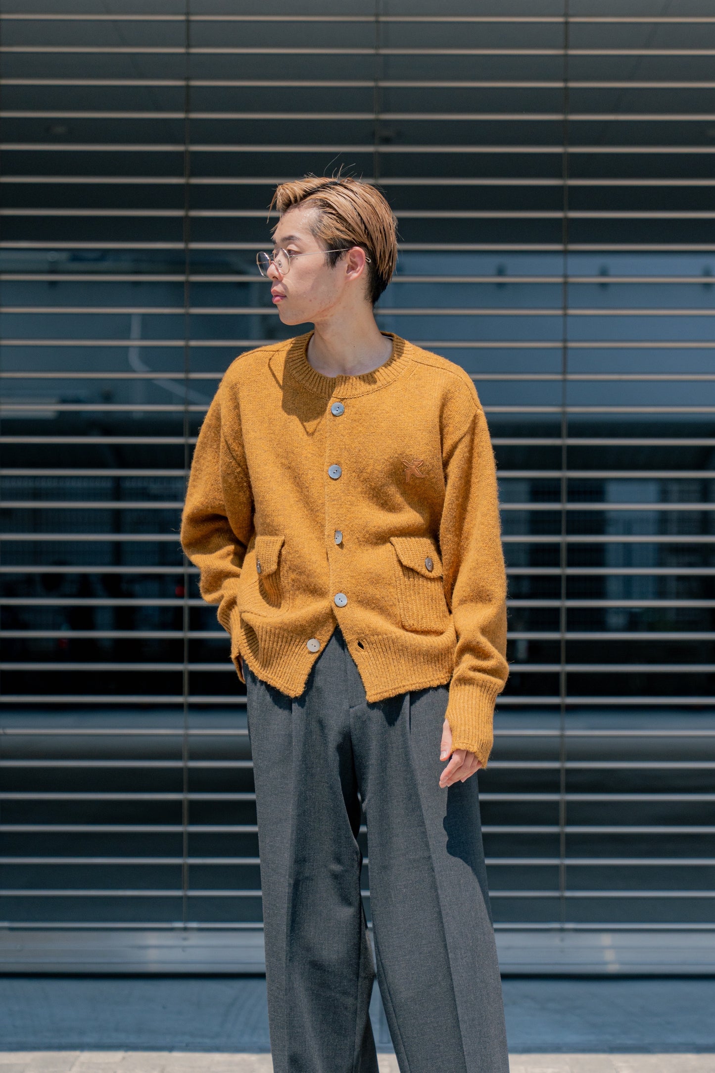 BIRD PATCH CARDIGAN