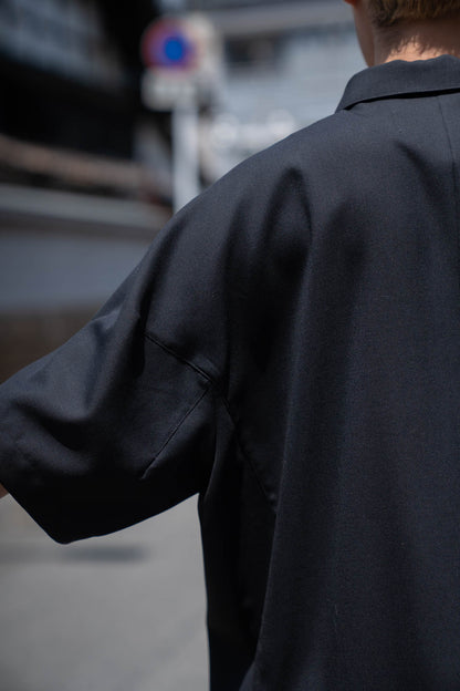 Short Sleeve Shirt Jacket