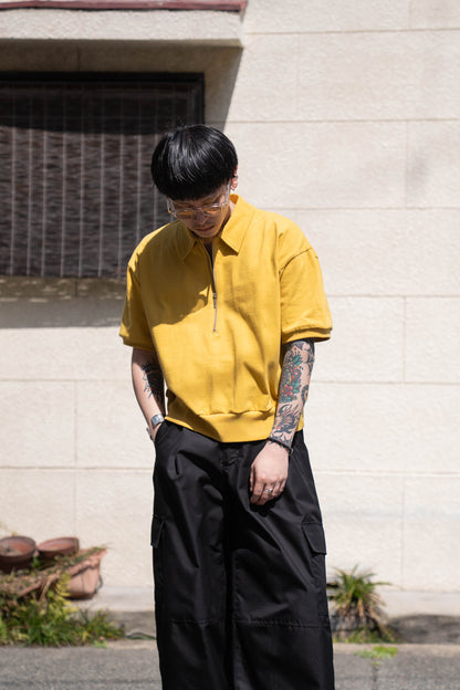 HALF ZIP JERSEY SHORT SLEEVE