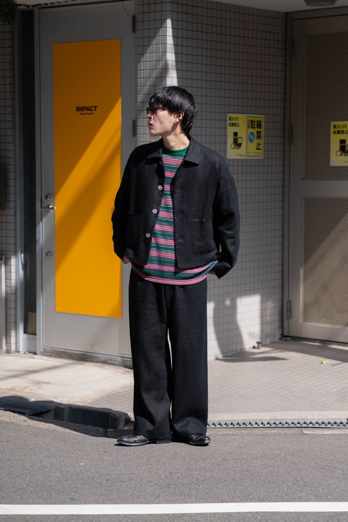 FLLOWER SAK LINEN JACKET