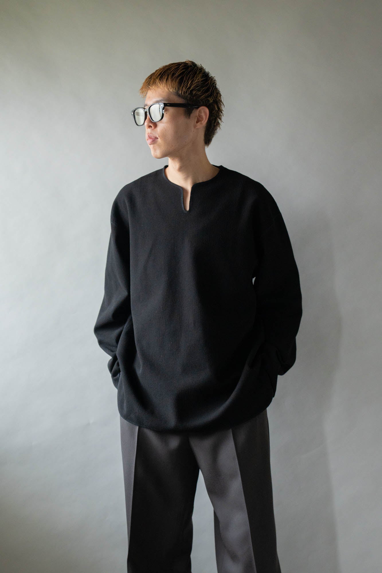 Rough&Smooth Thermal Over-neck L/S
