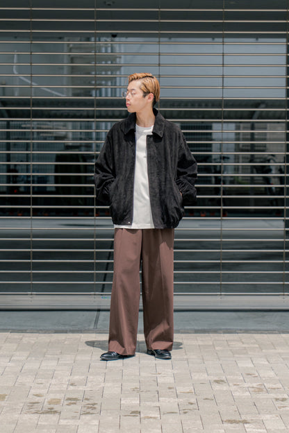 COW SUEDE ZIP SHORT JACKET(ST.1217)