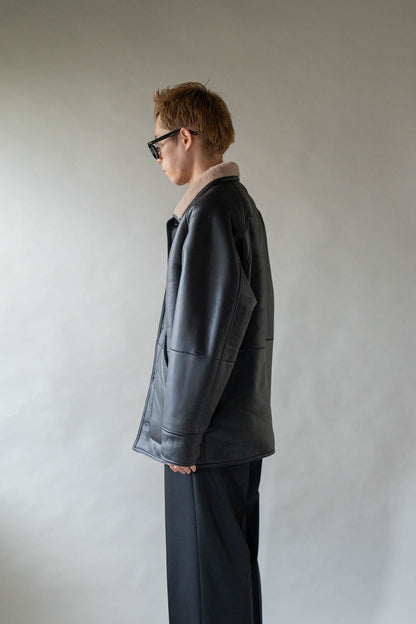 REVERSIBLE MOUTON BLOUSON