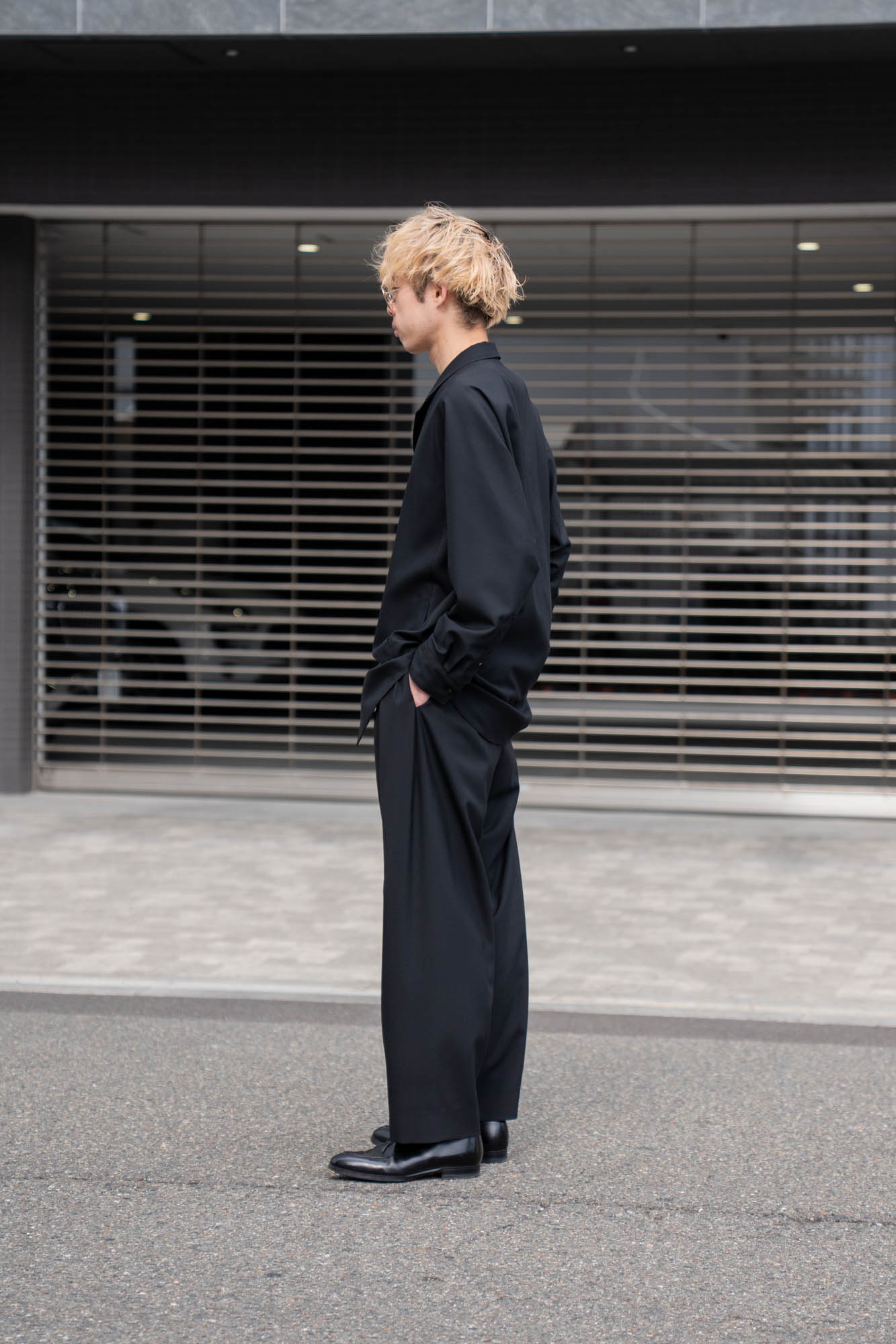 5 Tuck Trouser in Wool Tropical | スラックス OVERCOAT（オーバー