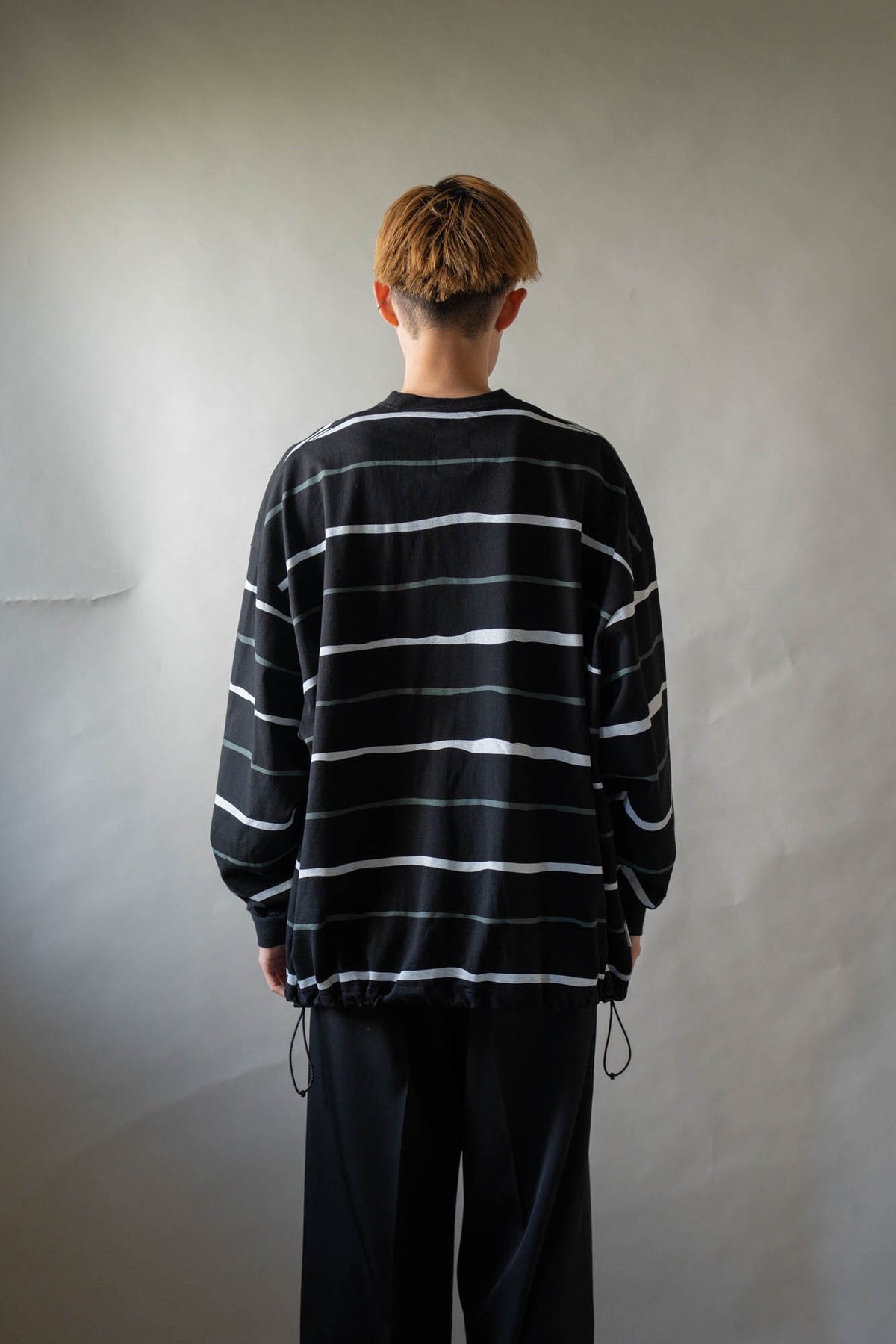 SUPER BIG STRIPE LS TEE