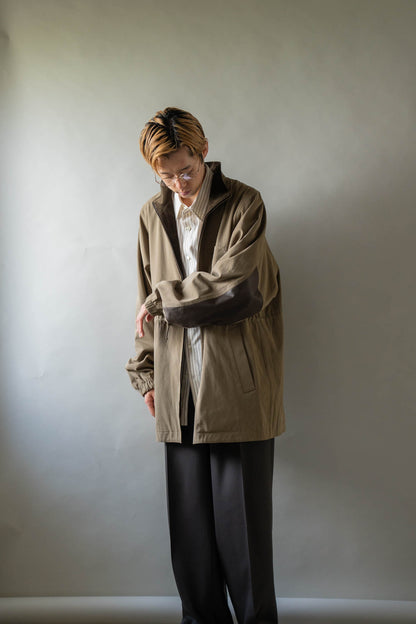 REVERSIBLE STAND-COLLAR BLOUSON