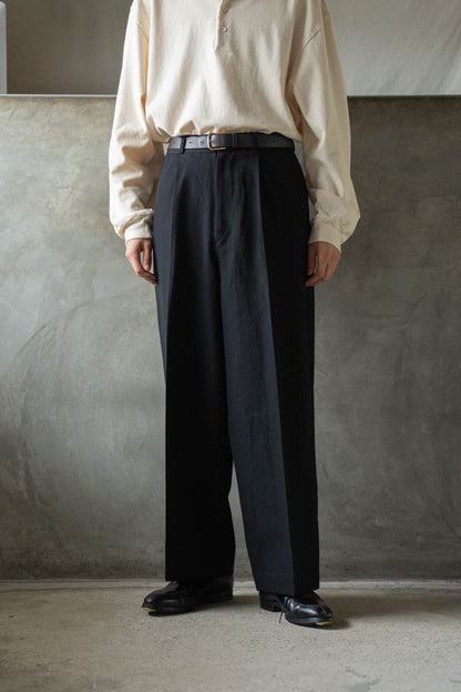 Wool Gabardine Trousers