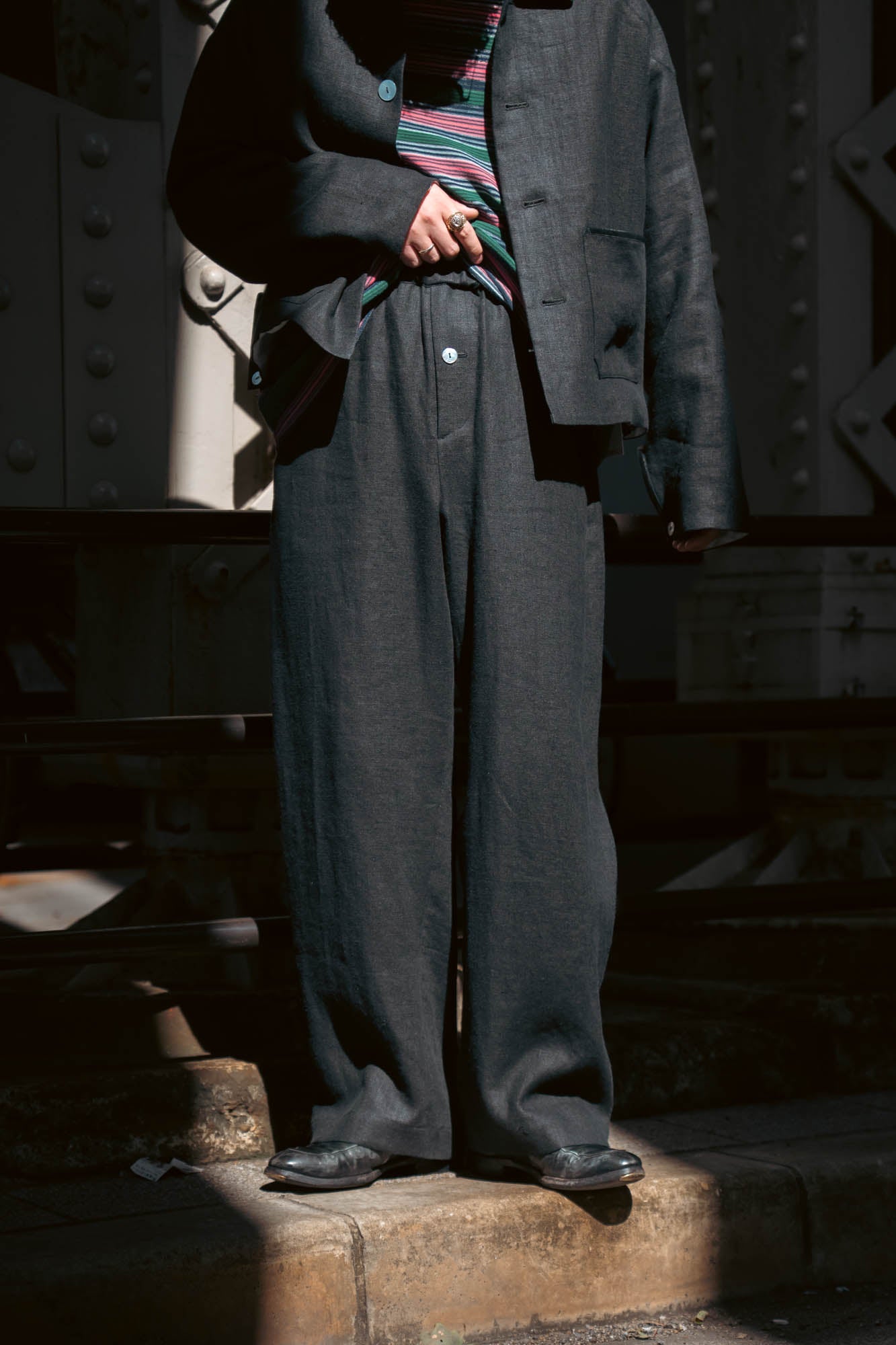 FLLOWER SAK LINENEASY PANTS