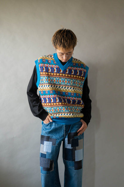 Jacquarded Slope Vest