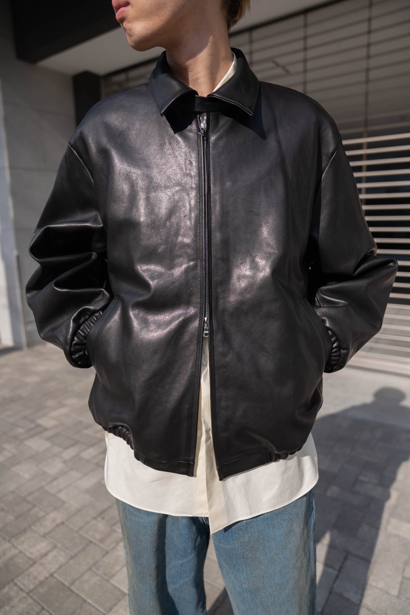 LAMBS LEATHER LIGHT ZIP JACKE(ST.1379)
