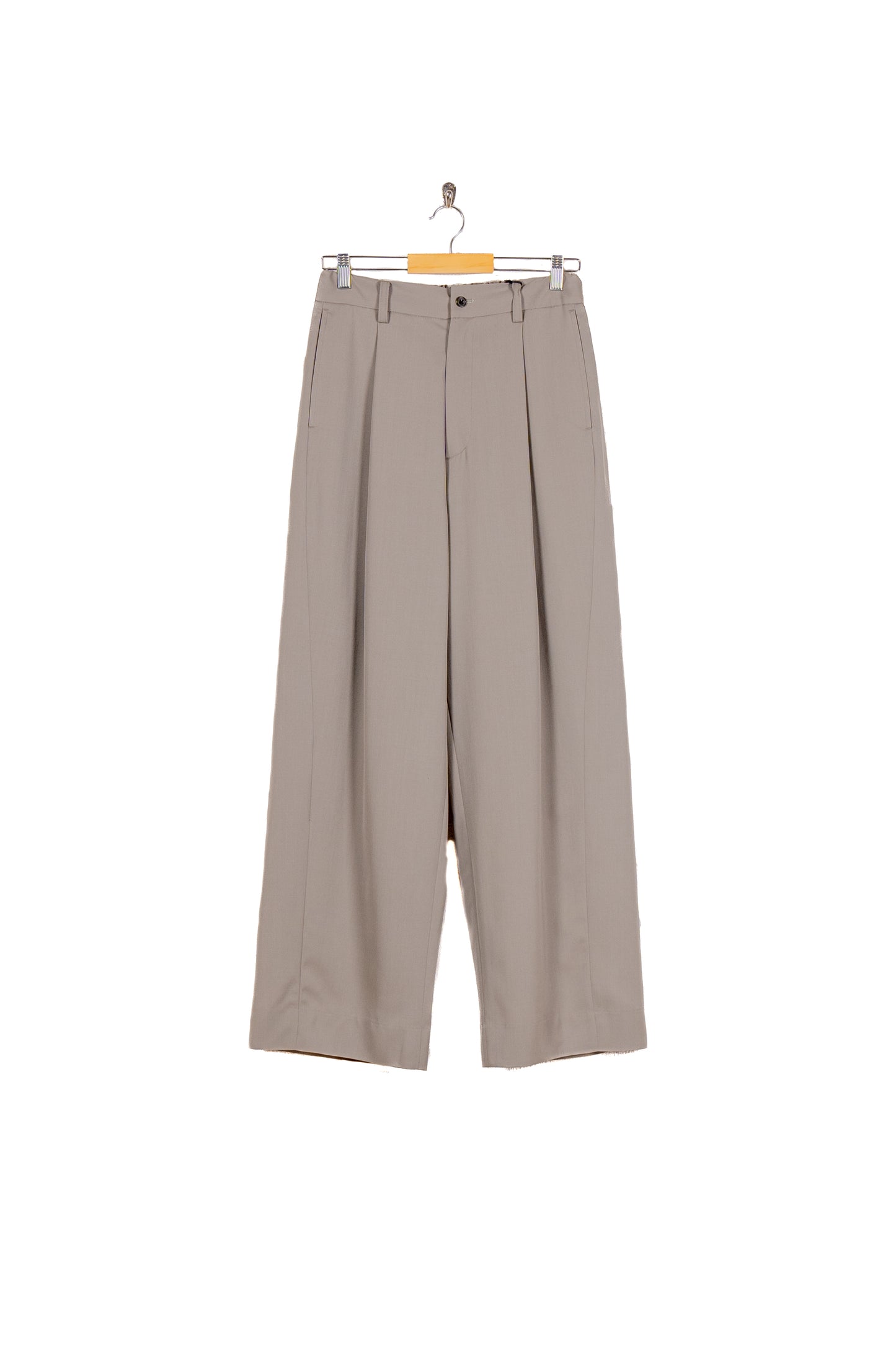 TWIST SEAM WIDE EASY TROUSERS