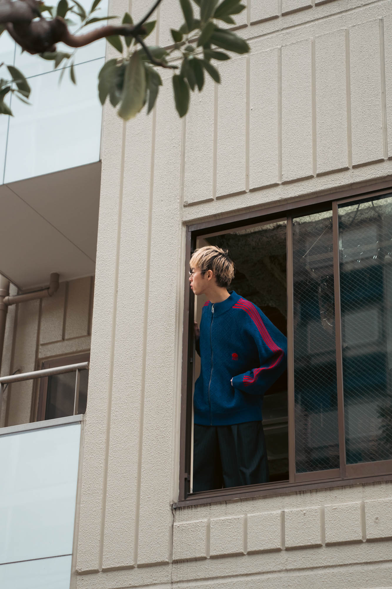 KNITTED TRAINING JACKET