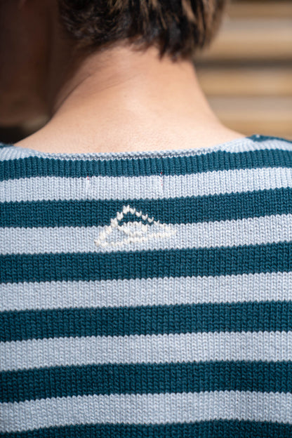 Cotton skipper border pullover