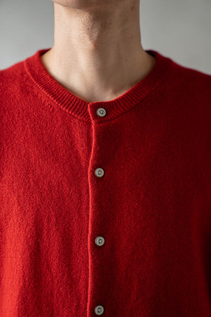 CASHMERE CREW NECK CARDIGAN .16