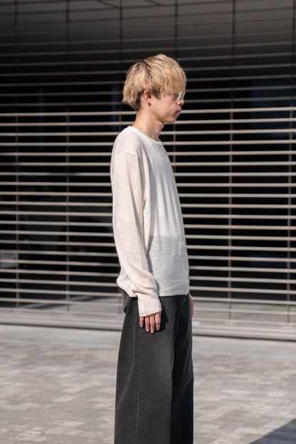 W/AL/NY KNIT CREW NECK LS(ST.1480)