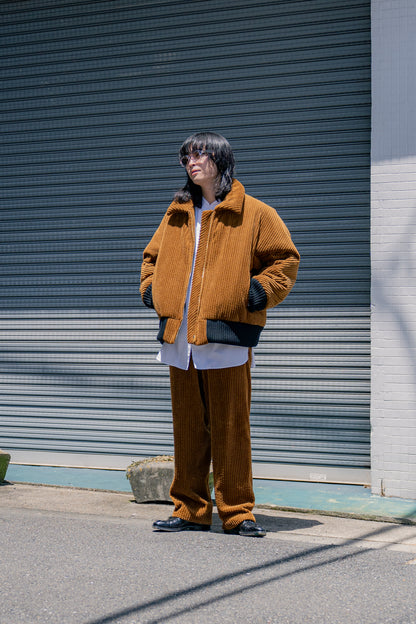 Cotton Corduroy Puffer Blouson