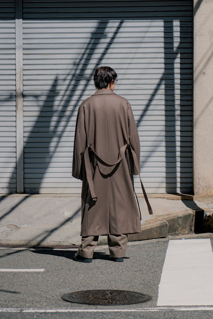 OVERSIZED MAXI-LENGTH DOUBLE BREASTED COAT