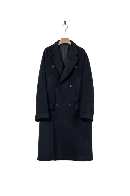 Wool Beaver Double-Breasted Coat