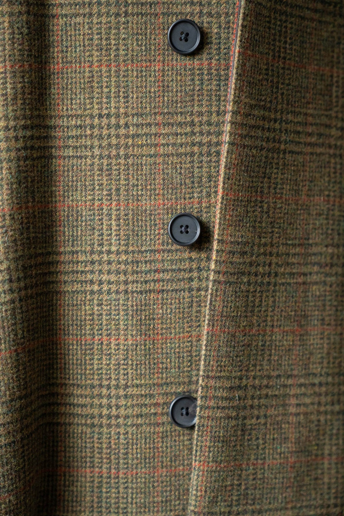 BRITISH TWEED RAGLAN SLEEVE BALMACAAN COAT(ST.1536)