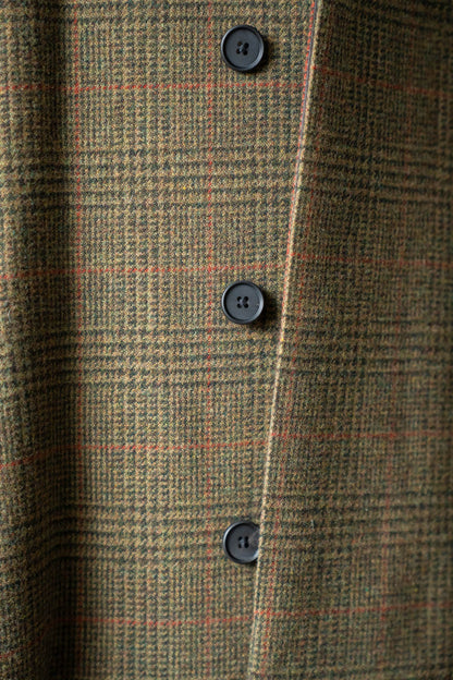 BRITISH TWEED RAGLAN SLEEVE BALMACAAN COAT(ST.1536)