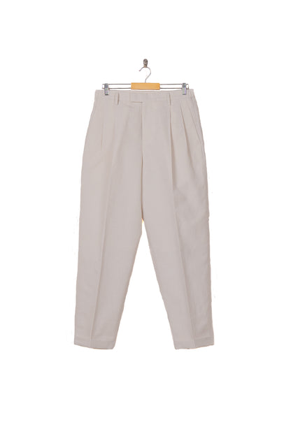 TWO TUCKS TAPERED TROUSERS