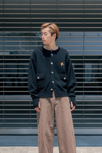 BIRD PATCH CARDIGAN