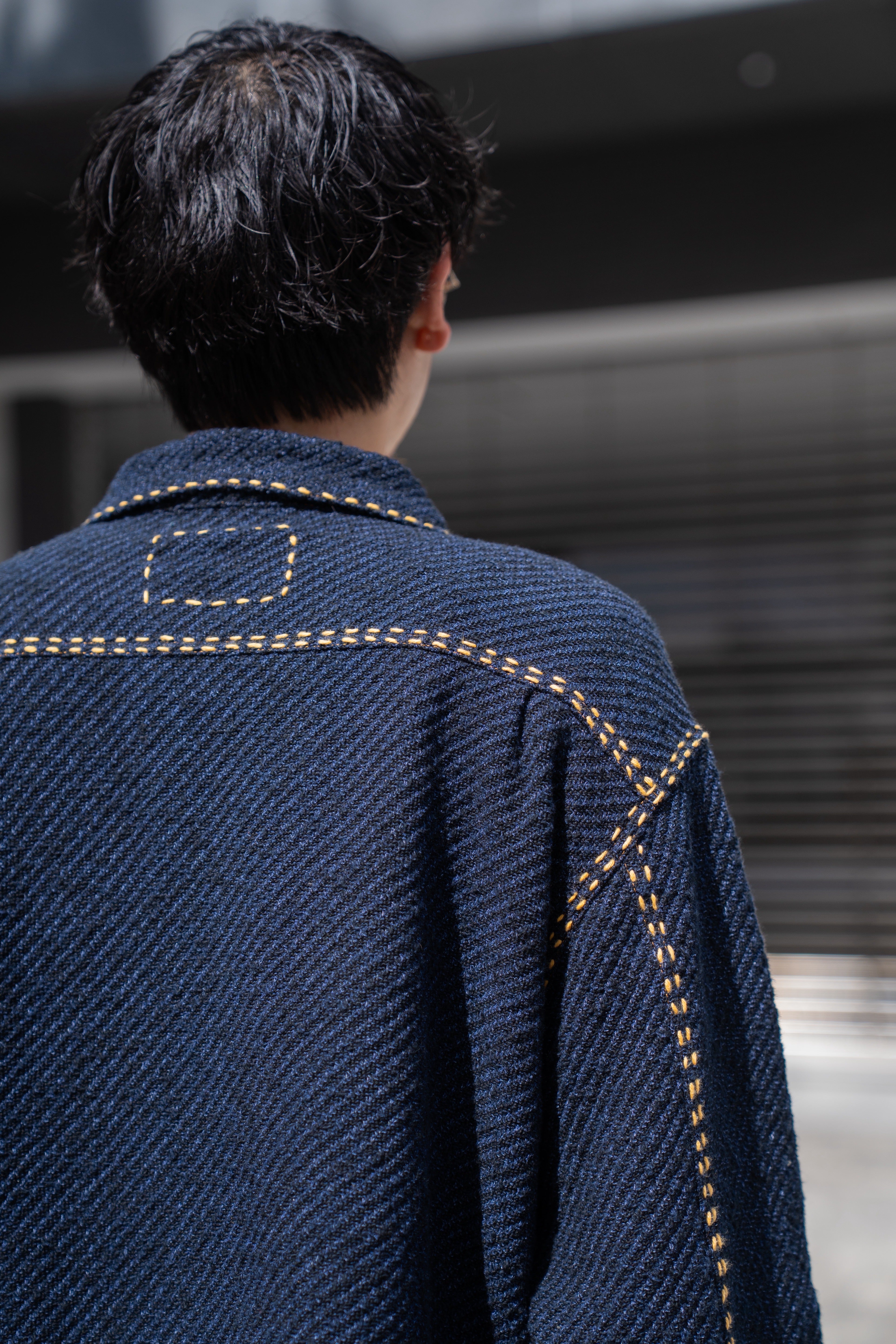 gim context（ジムコンテキスト） - Hand Stitched Rigid Denim Knit