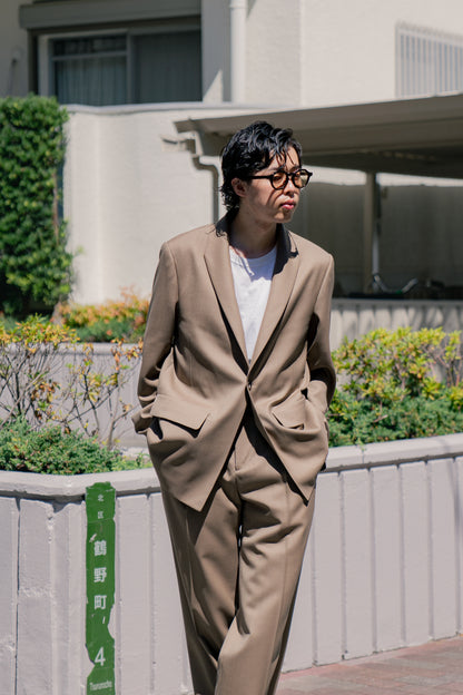 MODIFIED SHAWL COLLAR JACKET