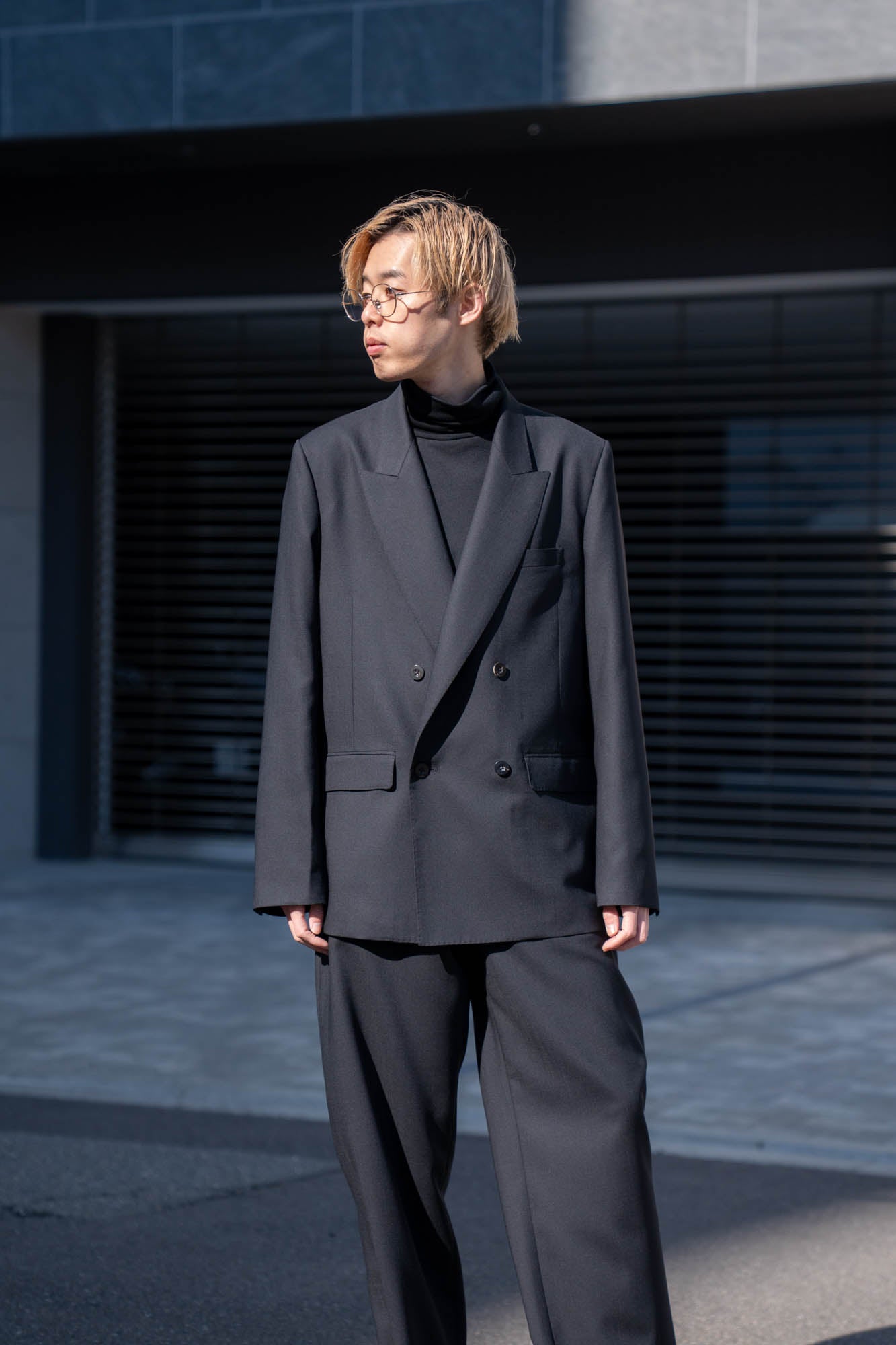 DOUBLE BREASTED TAILORED JACKET