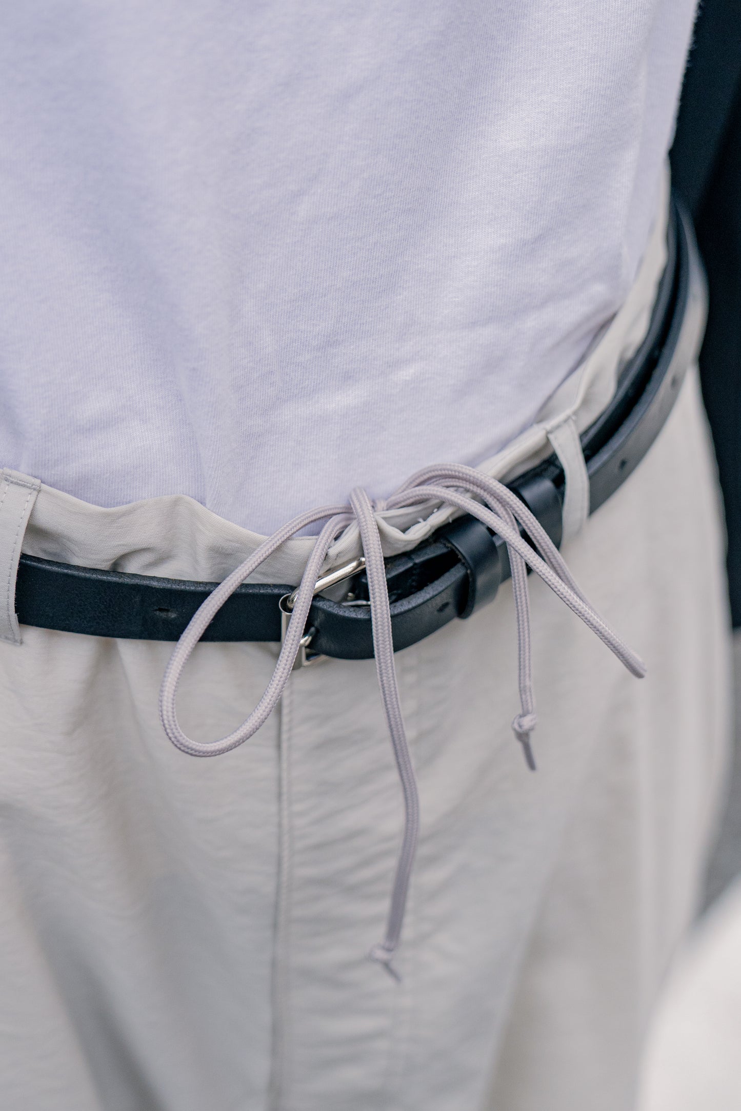 Wo/Ny poplin parachute pants