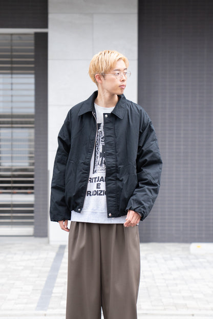 WIDE SQUARE ZIP UP DOWN JACKET