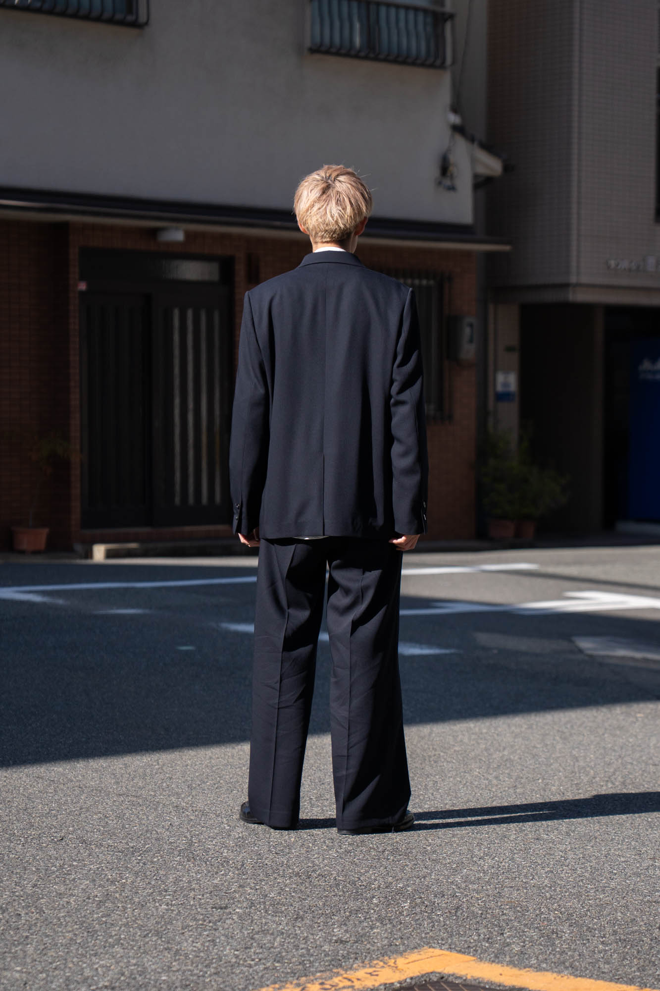 MODIFIED SHAWL COLLAR JACKET